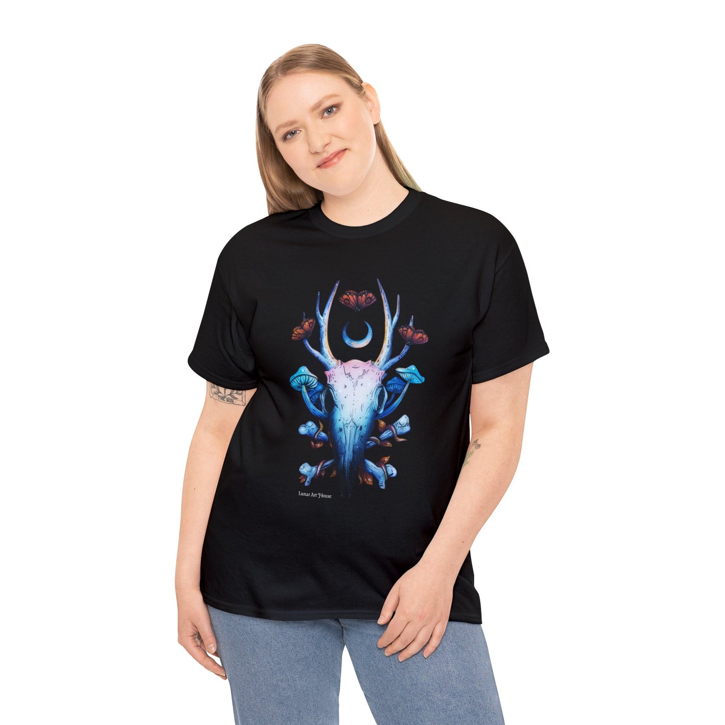 Deer and Moths Tee