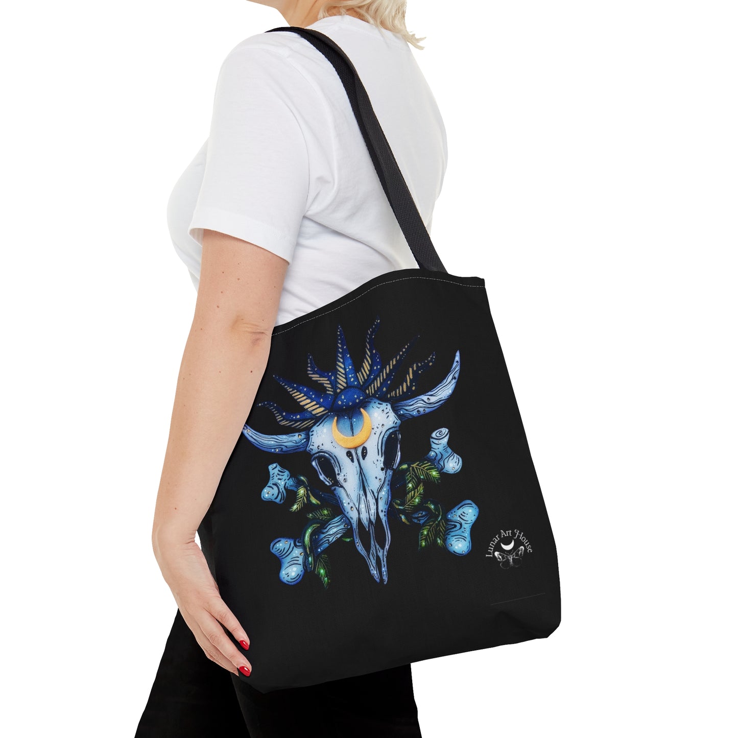 Cow Skull Tote Bag