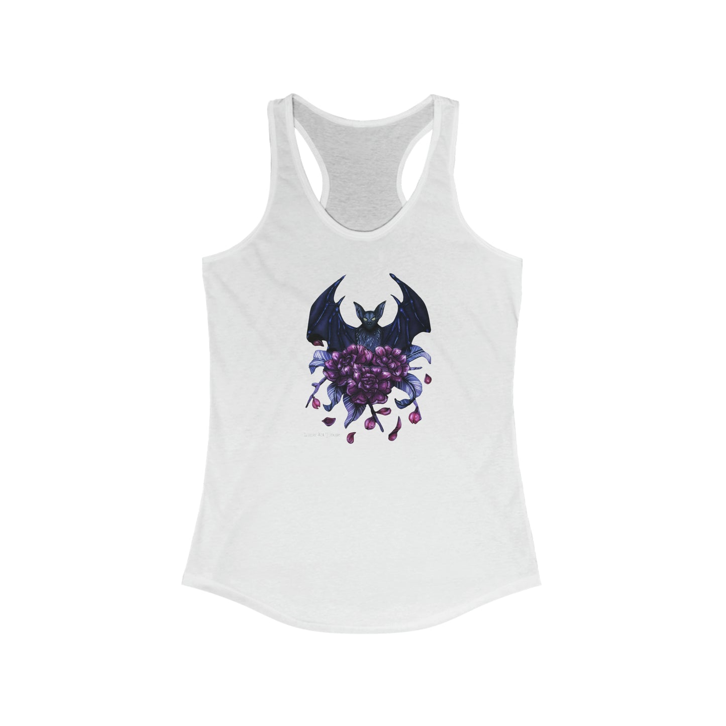 Floral Bat Racerback Tank
