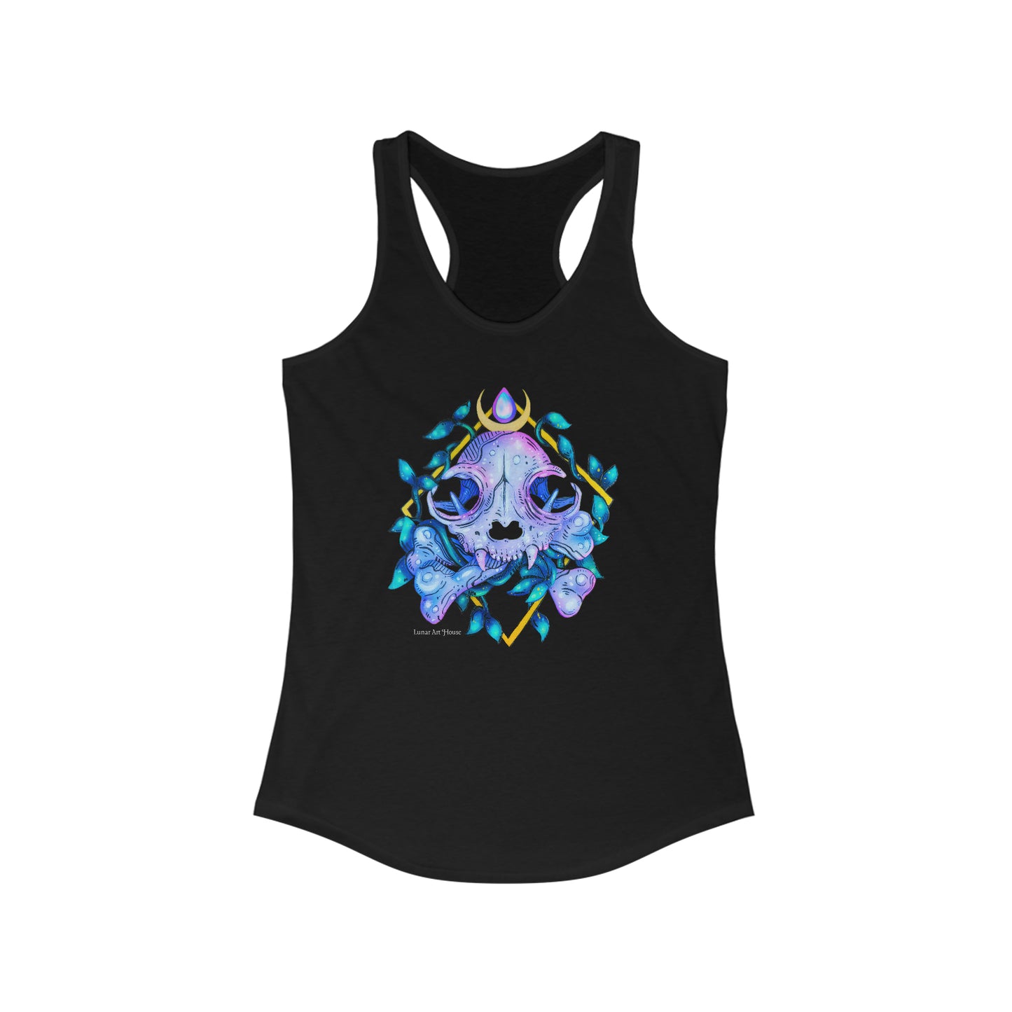 Cat Skull Racerback Tank