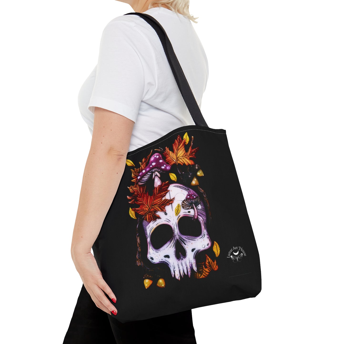 Autmn Skull Tote Bag