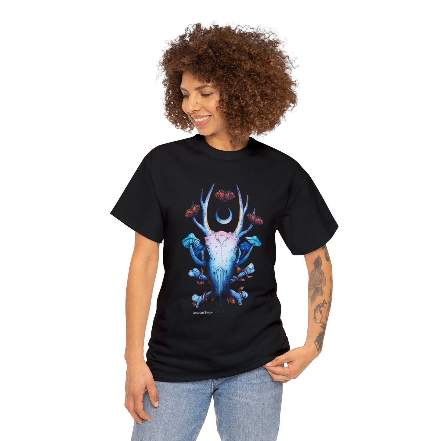 Deer and Moths Tee