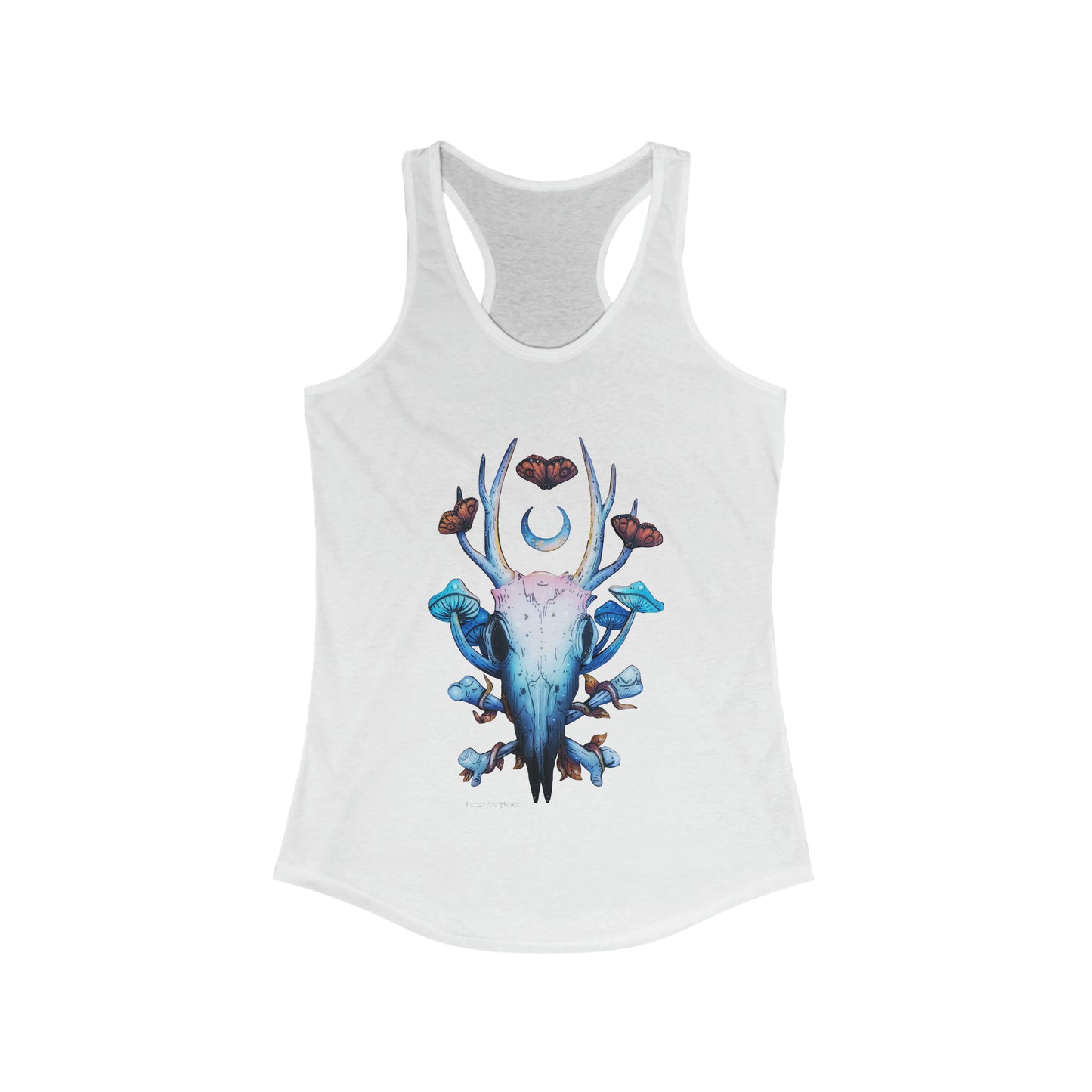 Deer and Moths Racerback Tank