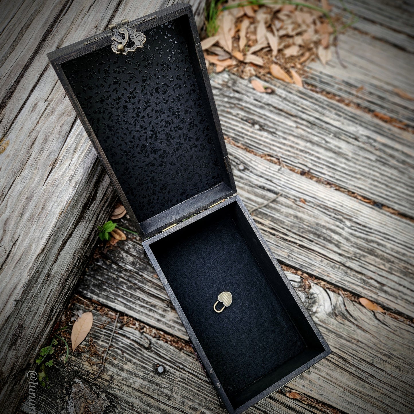 Spikey Heart & Snake Hidden Key Box™