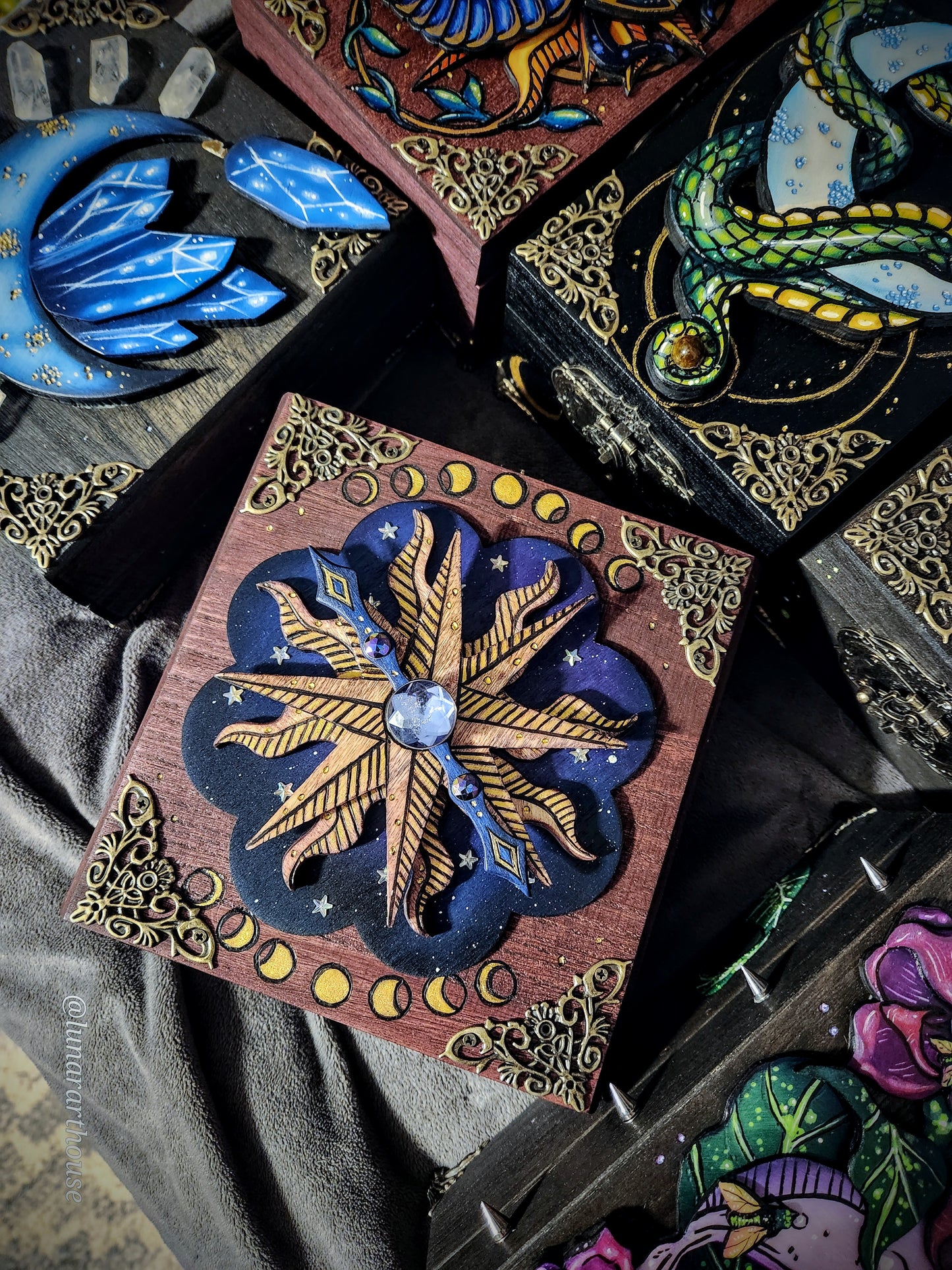 Celestial Compass Hidden Key Box™ Made to Order