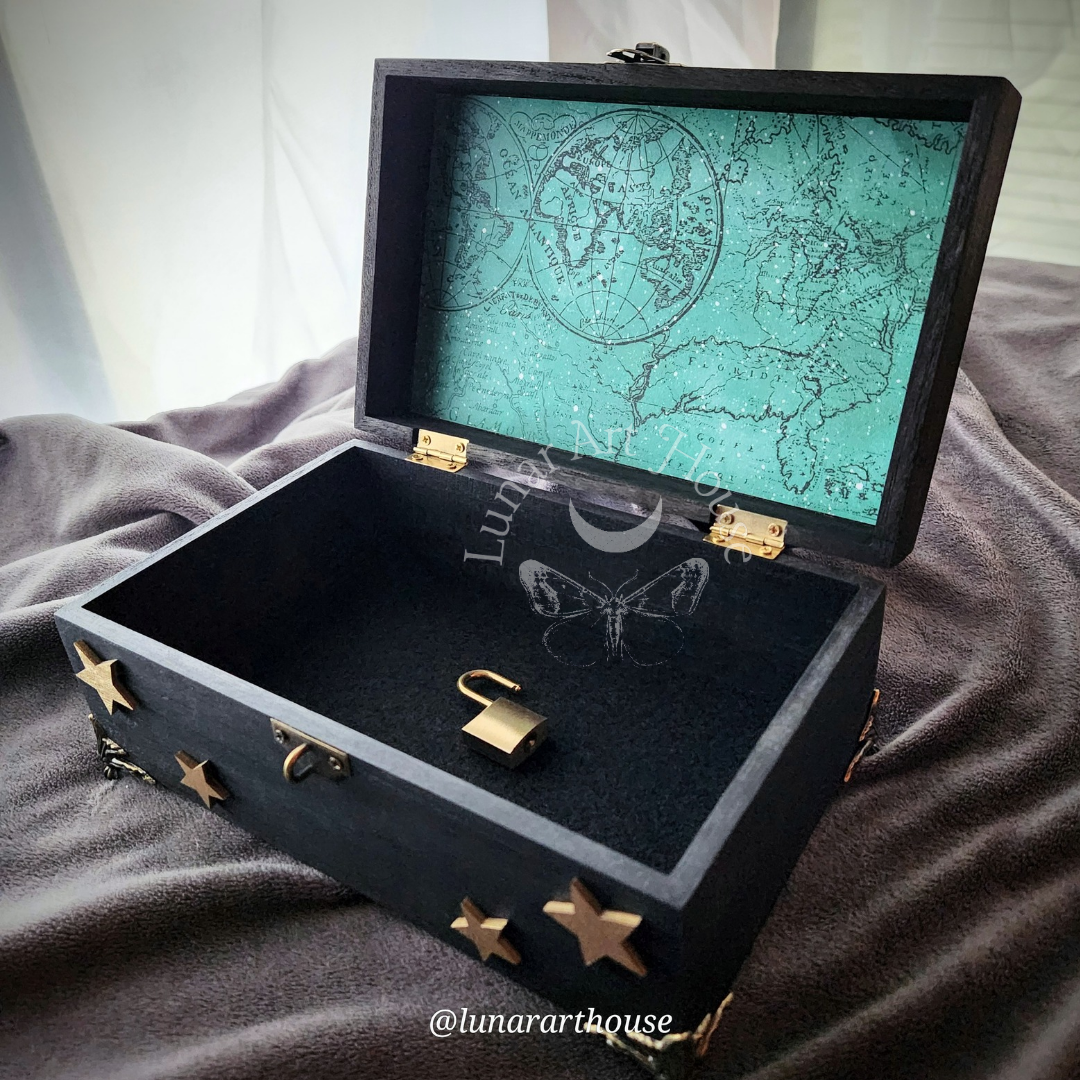 Emerald Crystal Moon Hidden Key Box™