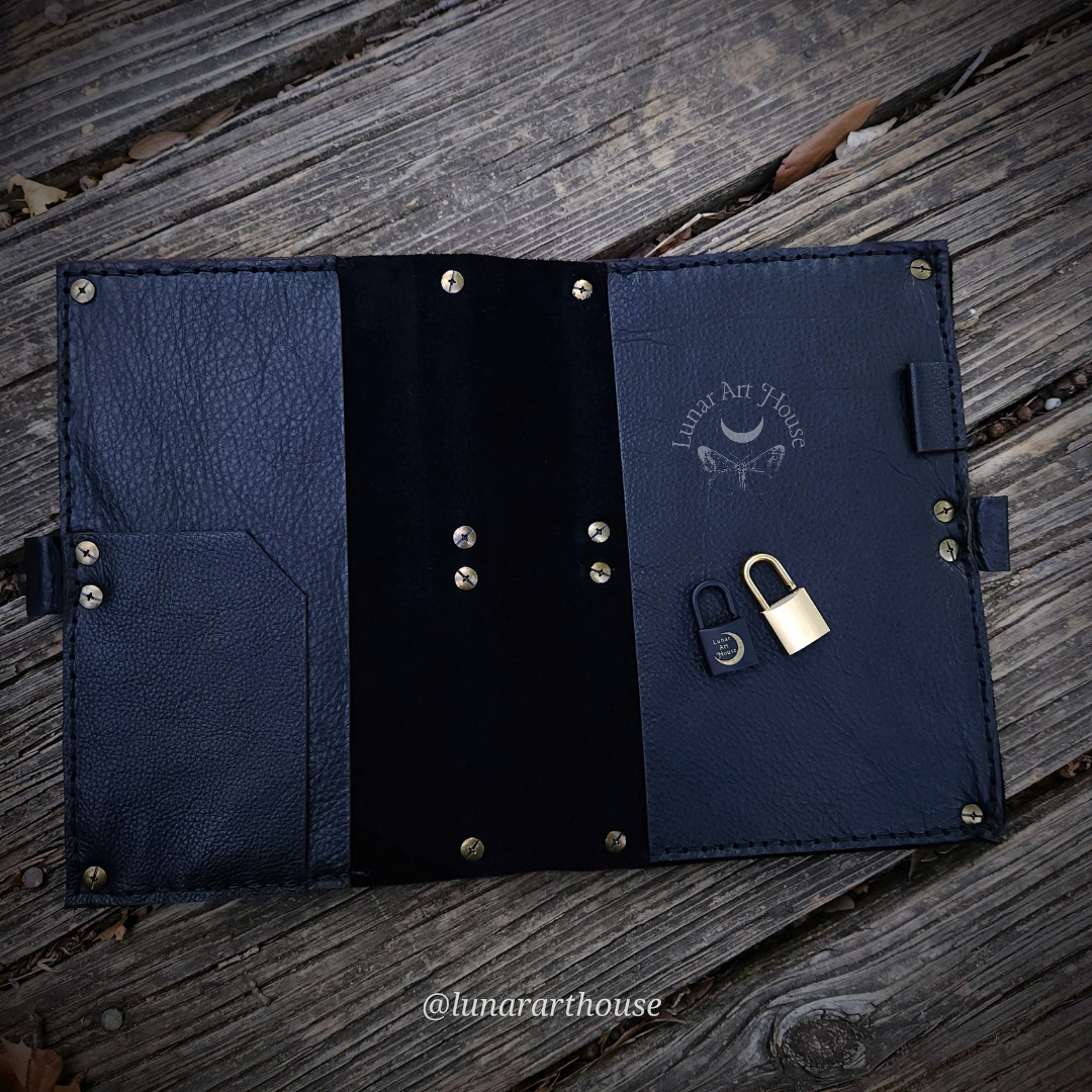 MADE TO ORDER Death Moth Rib Cage Hidden Key Journal