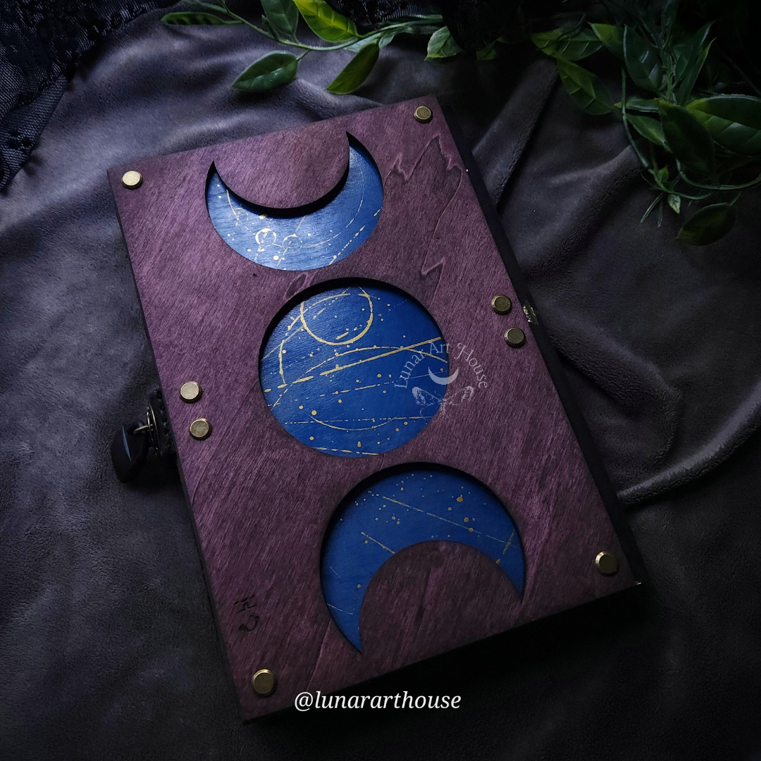Blue Celestial Hidden Key Journal