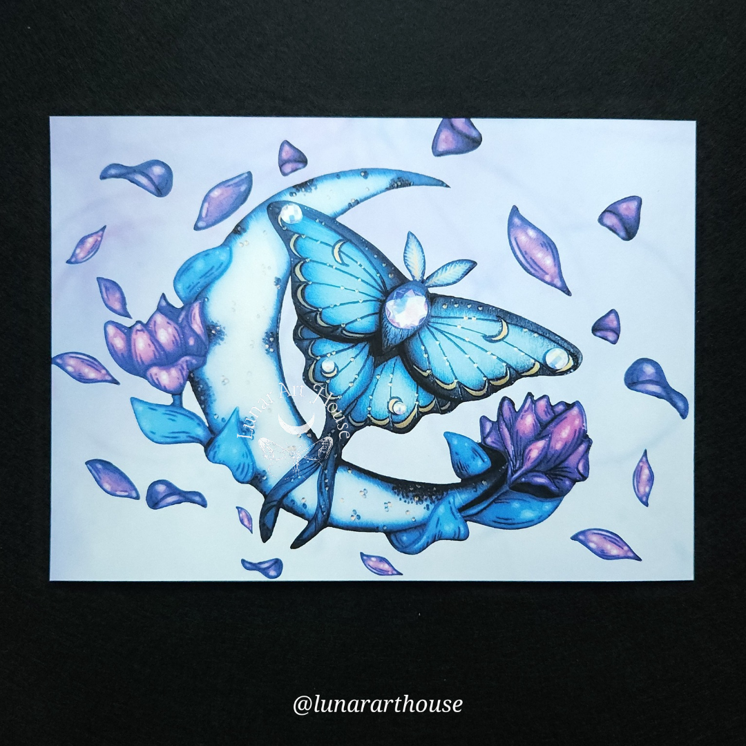 Luna Moth Art Print 5x7