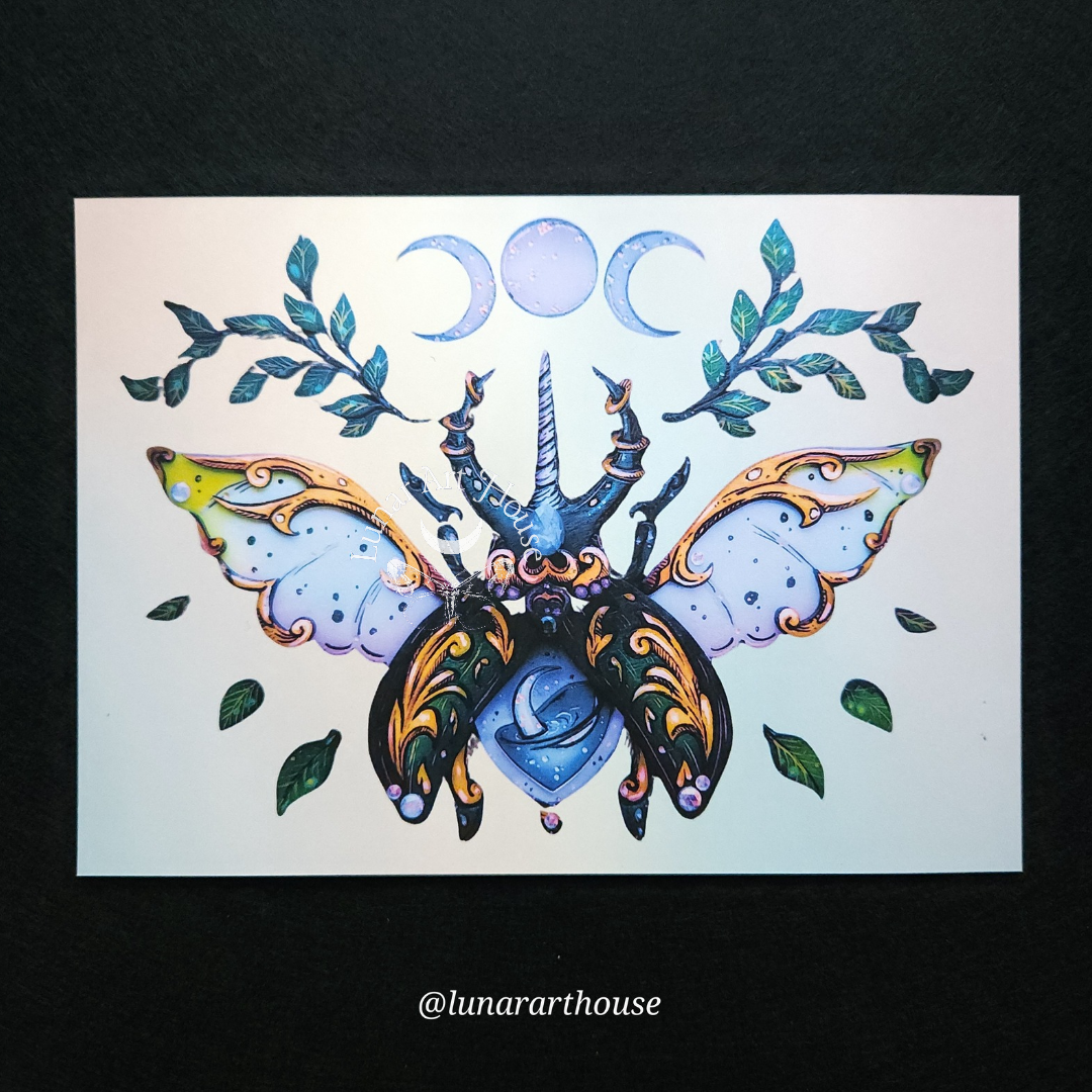 Beetle Art Print 5x7