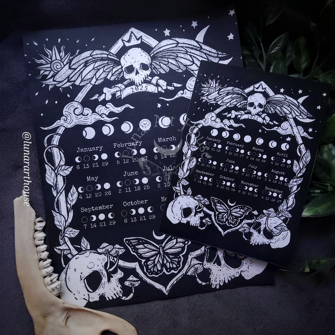 Digital Download 2025 Lunar Calendar