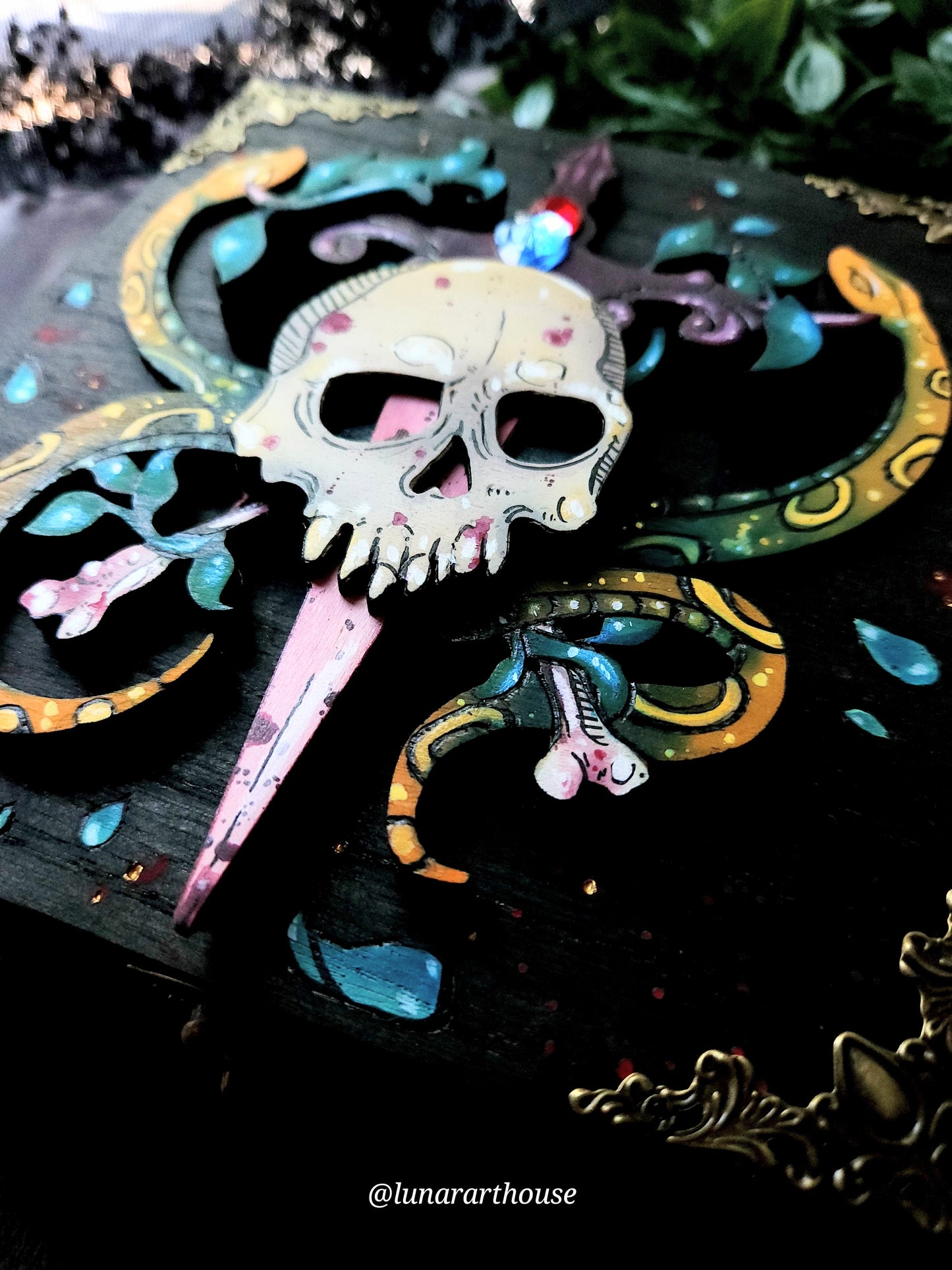 Two Snakes Hidden Key Box
