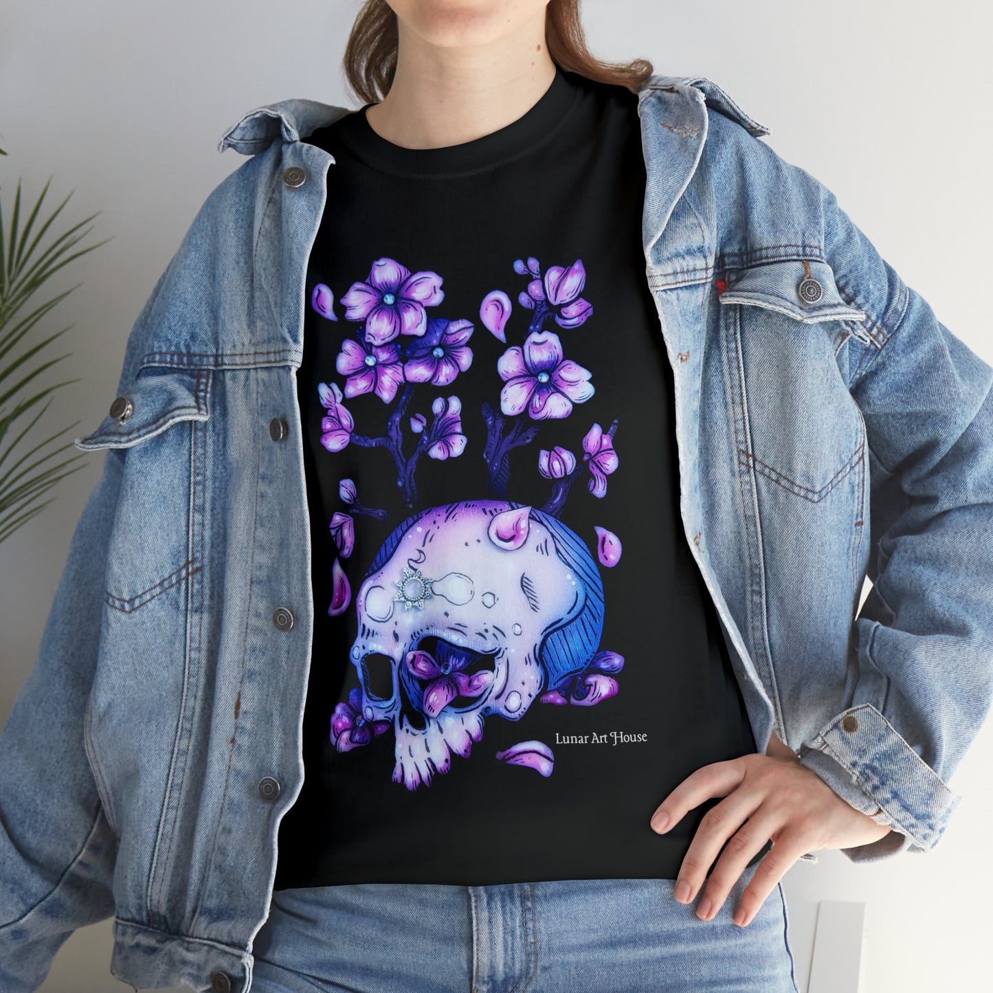 Cherry Blossom Skull Tee