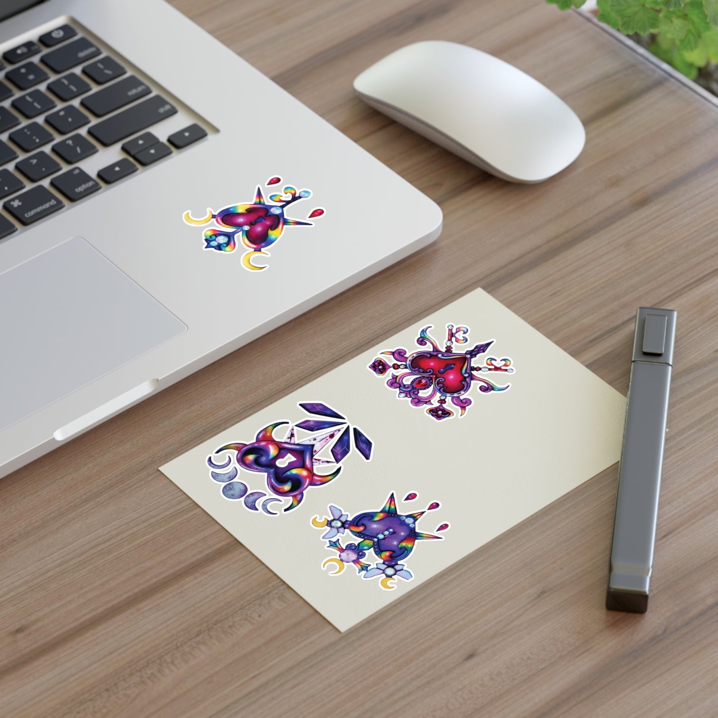 Rainbow Hearts Sticker Sheet