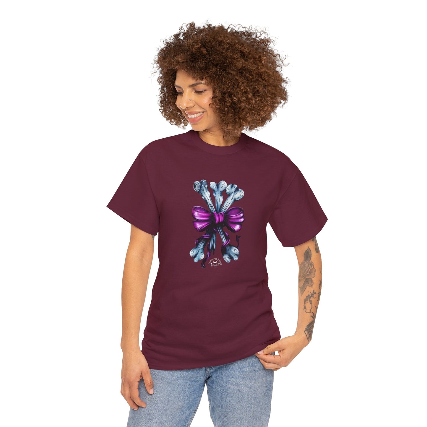 Bones in a Bow Tee
