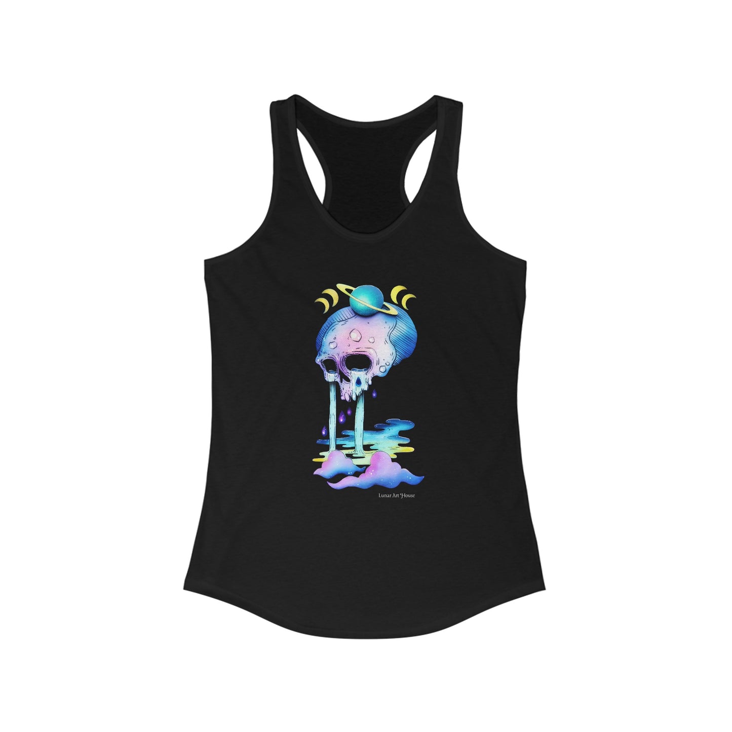 Sad Skull Racerback Tank