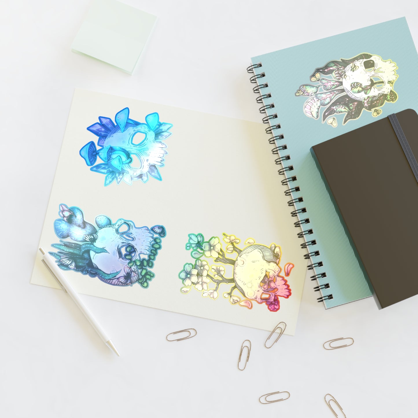 More Skulls Sticker Sheet