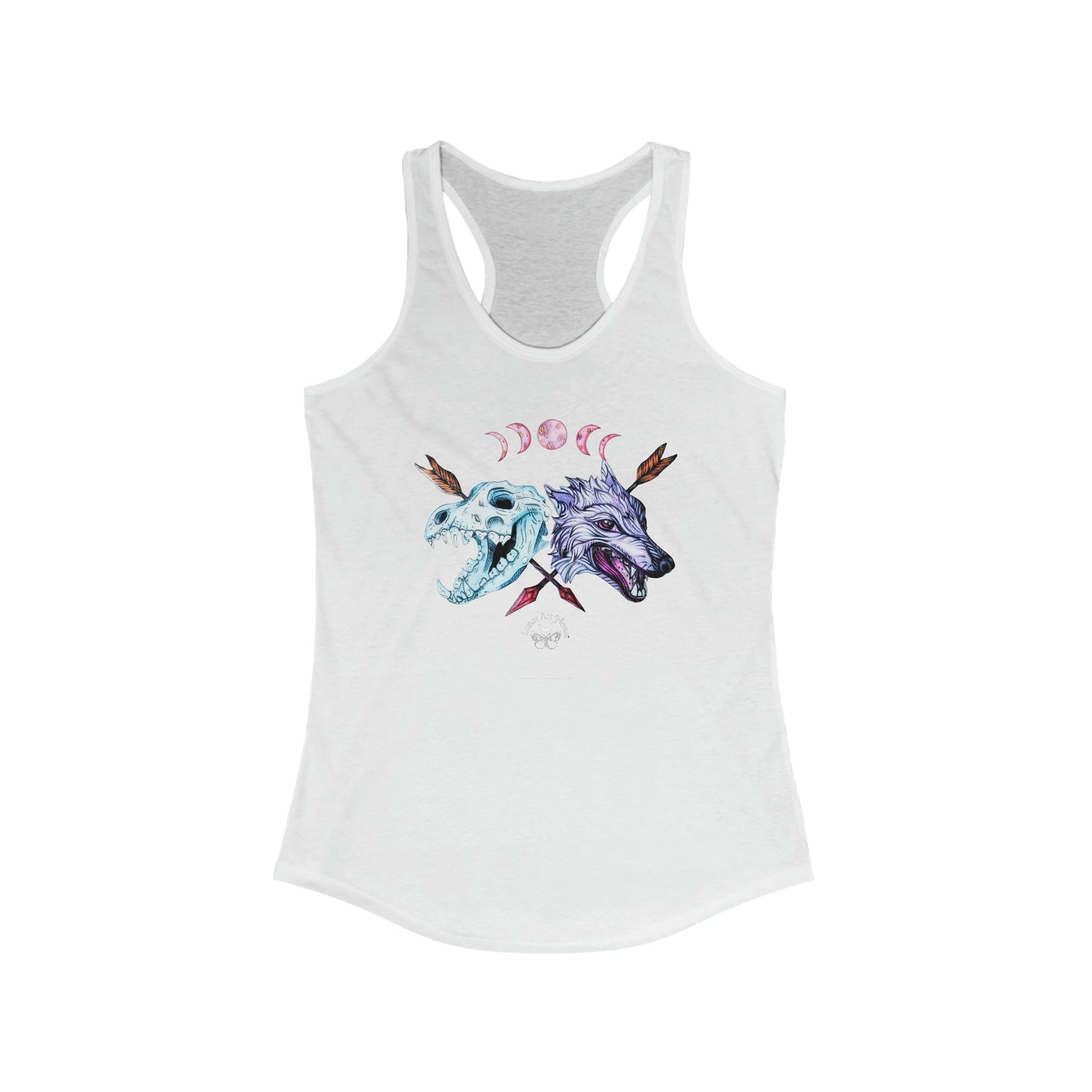 Blood Moon Wolf Racerback Tank