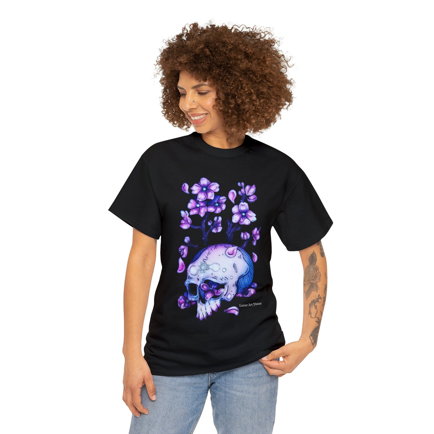 Cherry Blossom Skull Tee