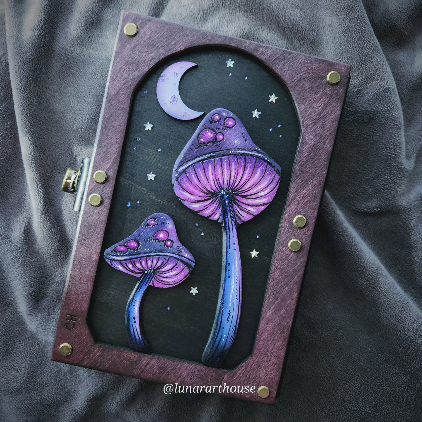 Mushroom Skull Hidden Key Journal Made to Order