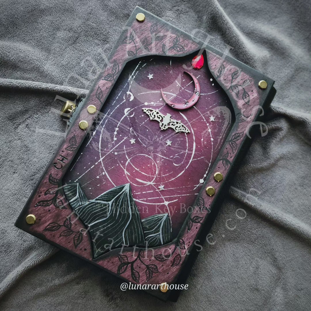 Bat Hidden Key Journal Made to Order