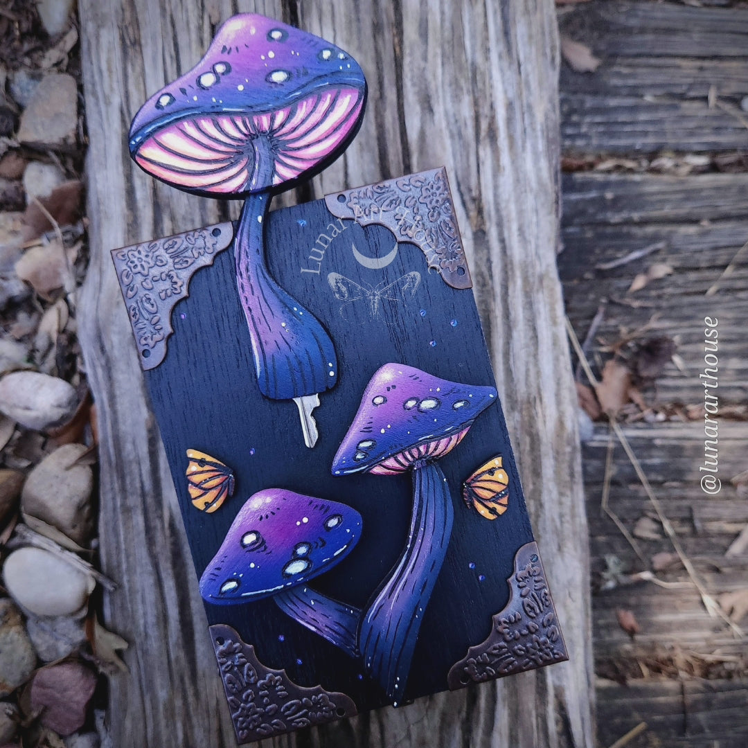 Mini Mushroom Hidden Key Box