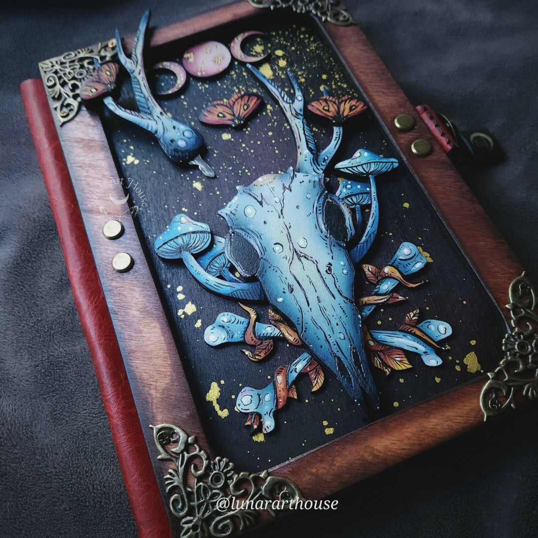 Deer Skull Hidden Key Journal