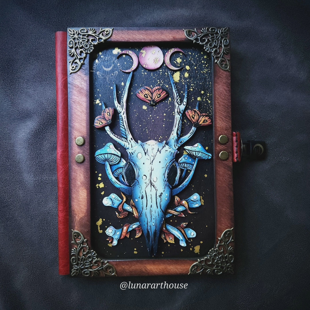 Deer Skull Hidden Key Journal