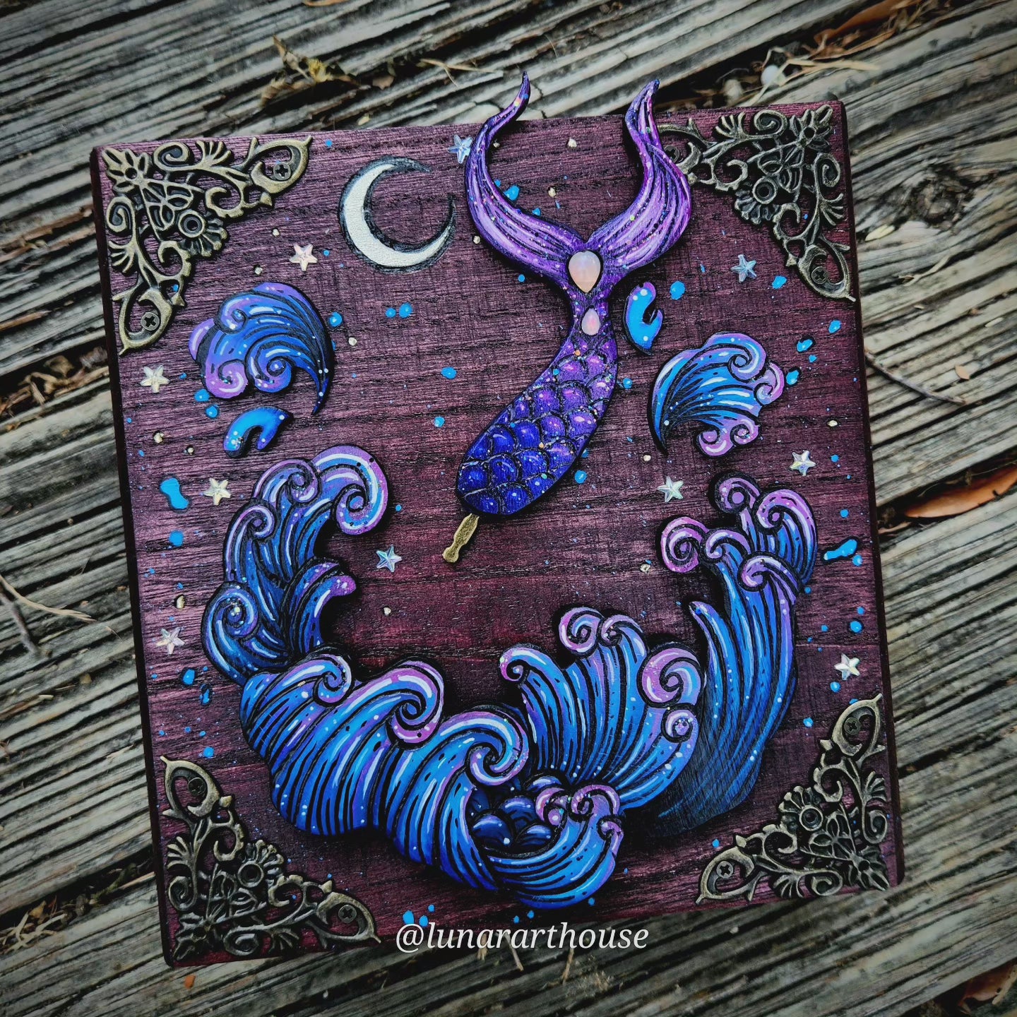 Mermaid Hidden Key Box