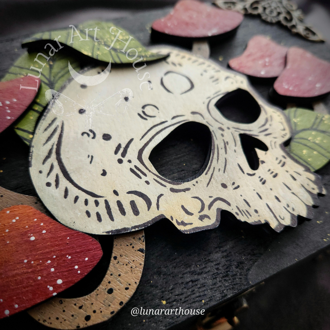 Mushroom Skull Hidden Key Box™