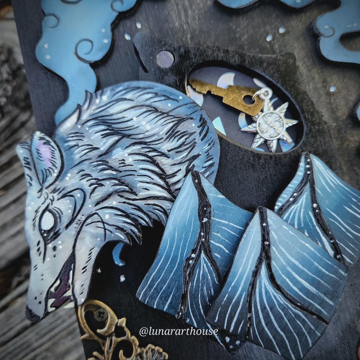 Night Wolf Hidden Key Box™