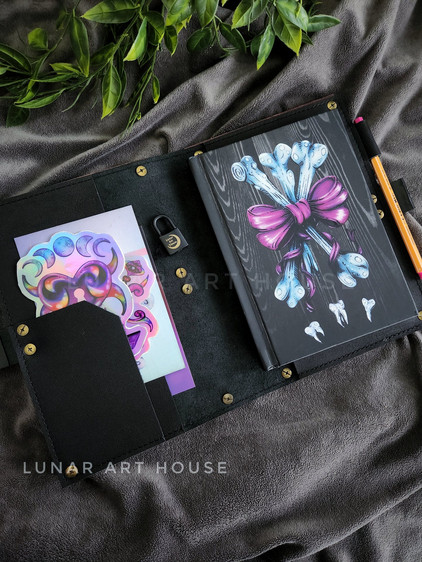 Pink Luna Hidden Key Journal