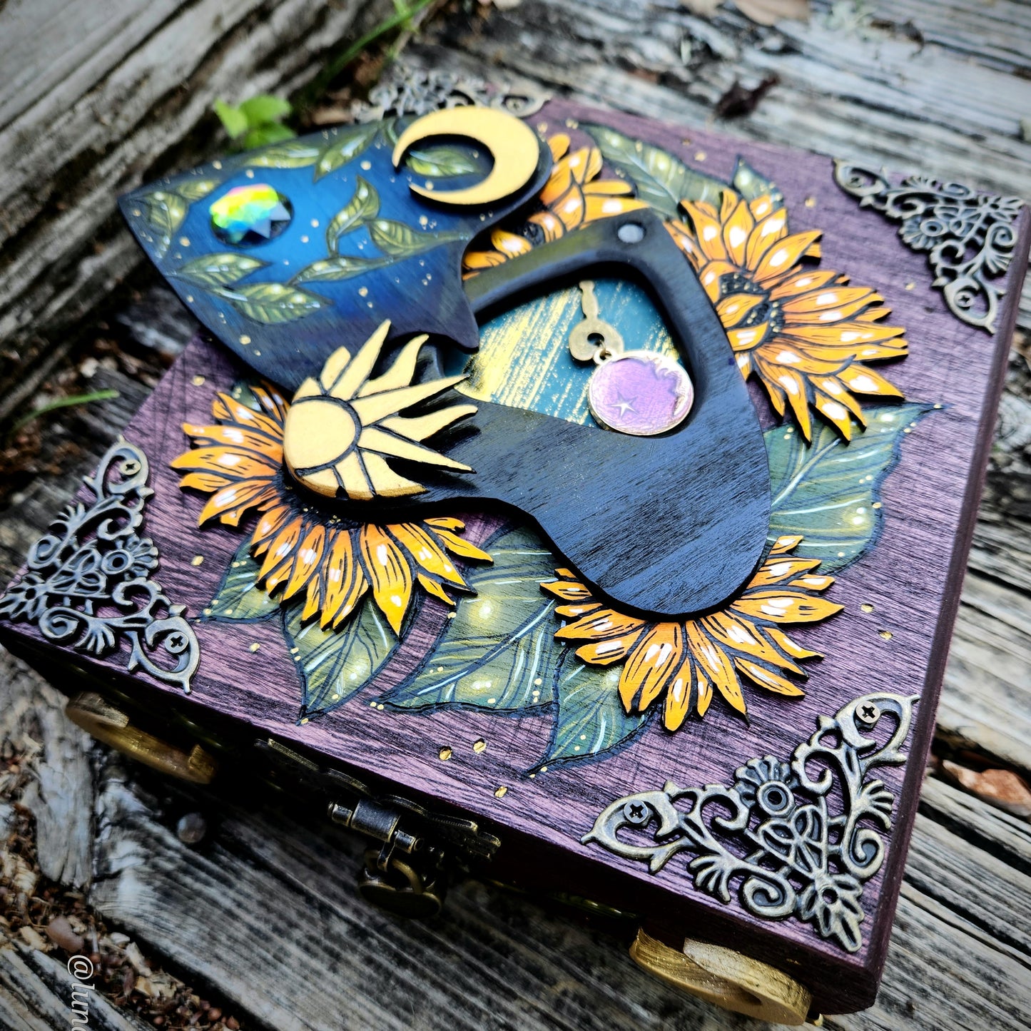 Sunflower Planchette Hidden Key Box™