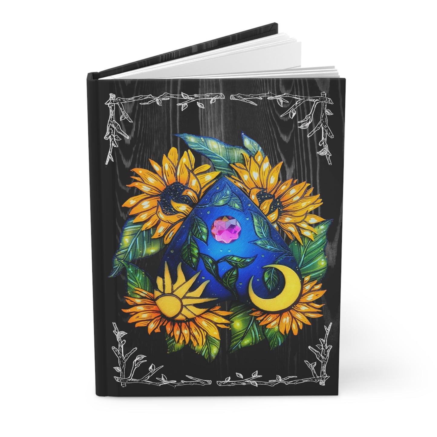 Sunflower Planchette Hardcover A5 Journal