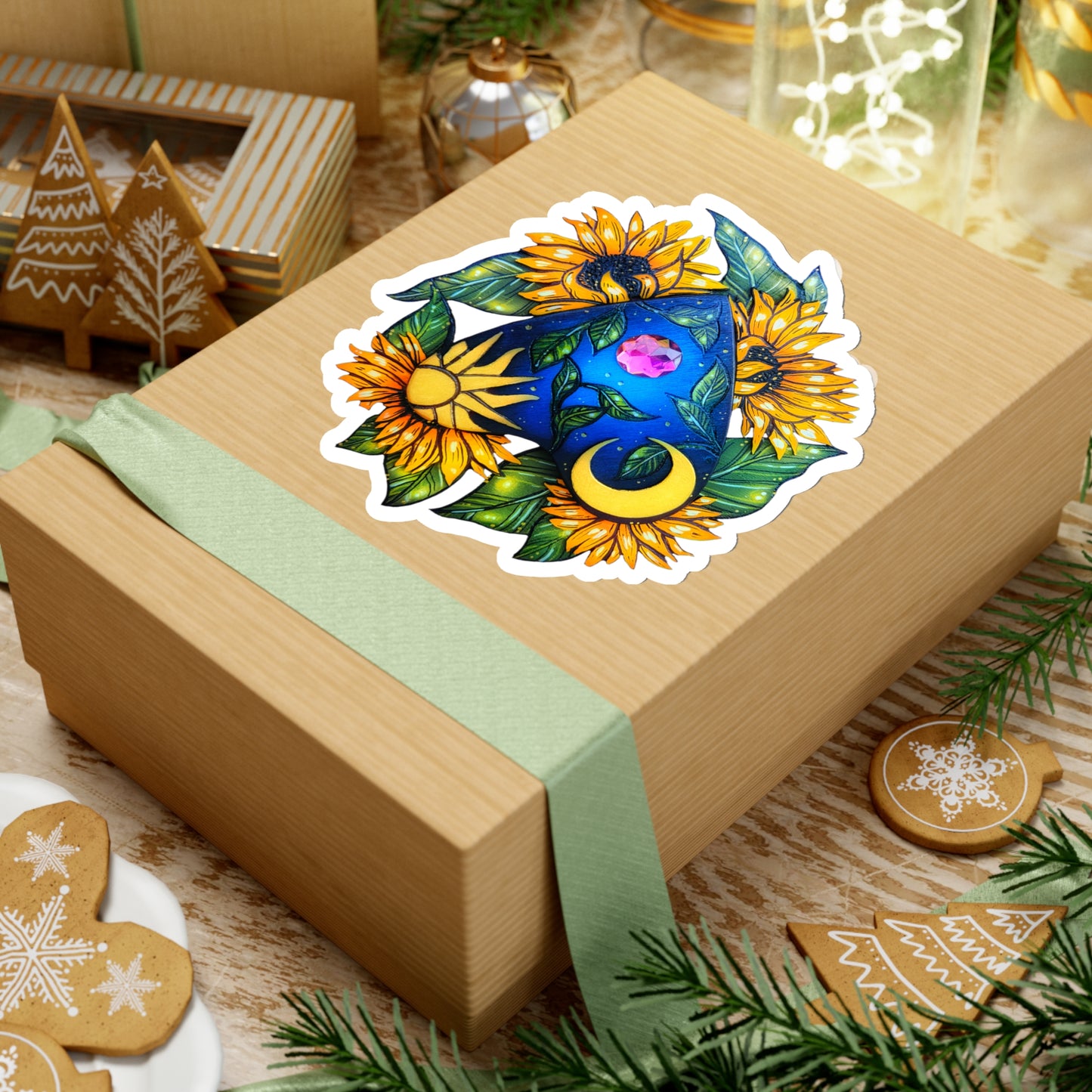 Sunflower Planchette Sticker