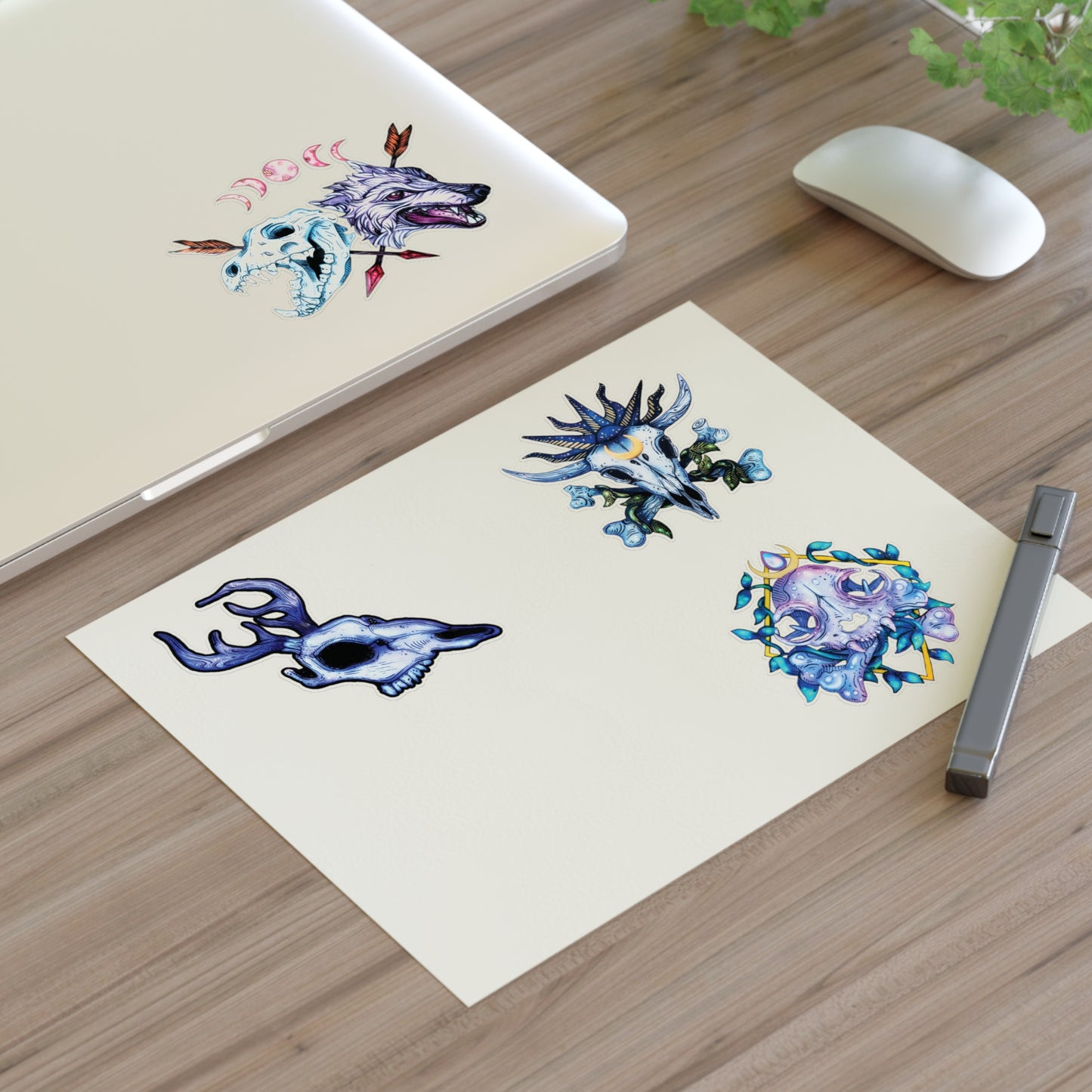 Animal Skulls Sticker Sheet