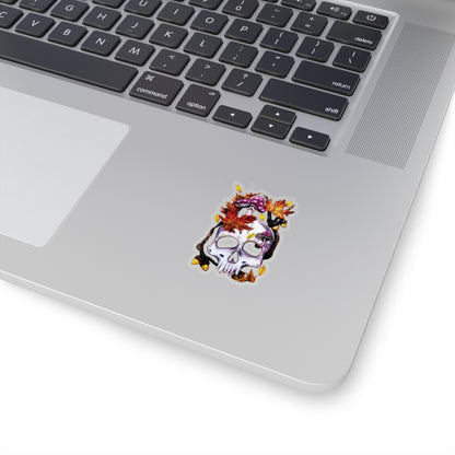 Autmn Skull Sticker