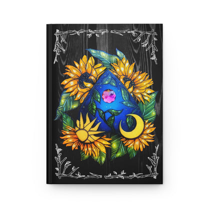 Sunflower Planchette Hardcover A5 Journal