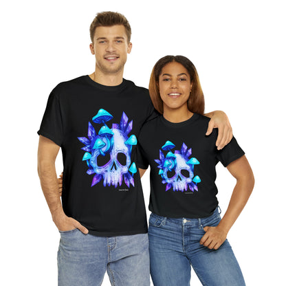 Crystal Mushroom Skull Tee
