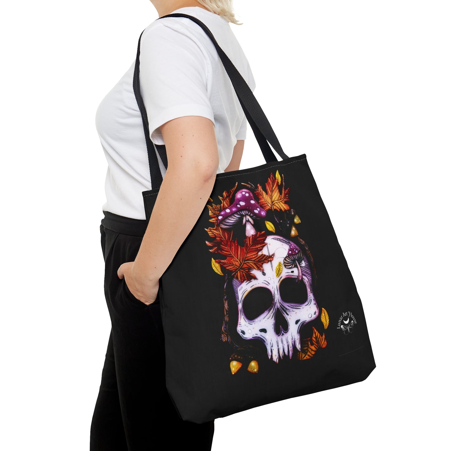 Autmn Skull Tote Bag