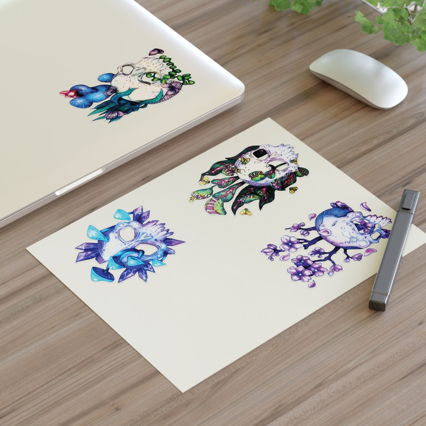 More Skulls Sticker Sheet