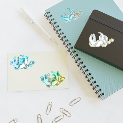Snake and Moon Sticker Sheet