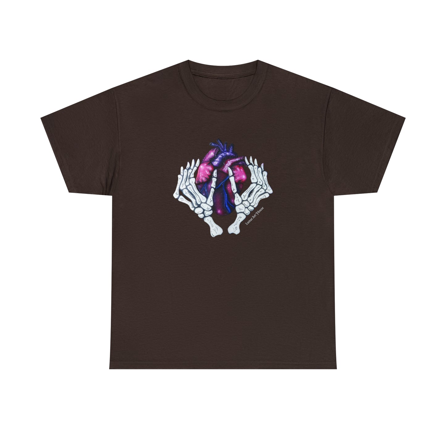 Skelly Hands Holding Heart Tee