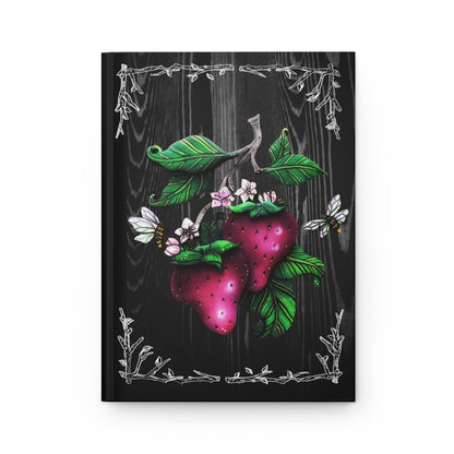 Strawberries Hardcover A5 Journal