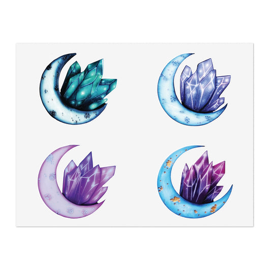 Crystal Moon  Sticker Sheet
