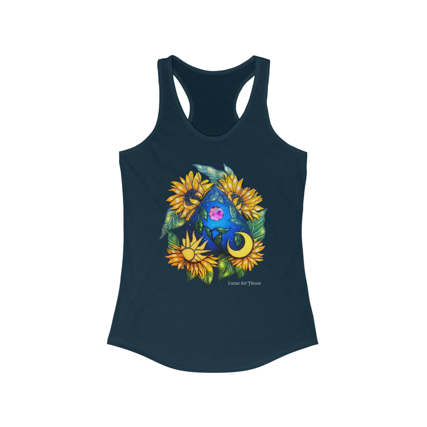 Sunflower Planchette Racerback Tank