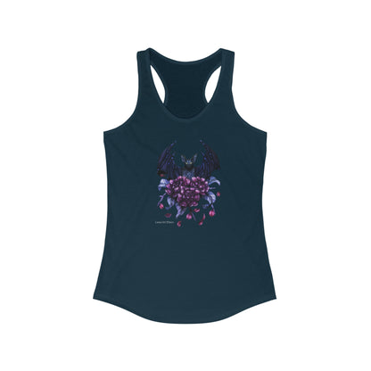 Floral Bat Racerback Tank