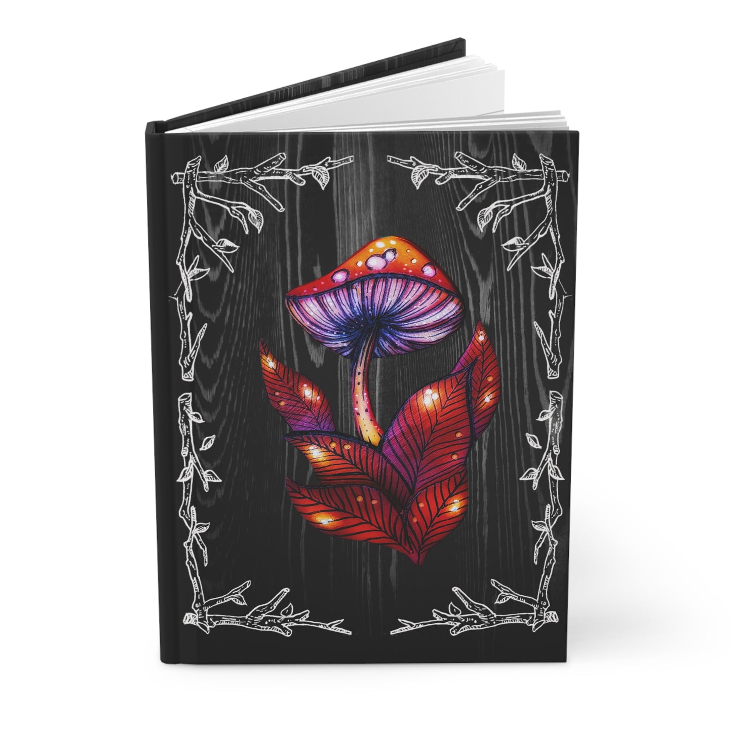 Orange Mushroom Hardcover A5 Journal
