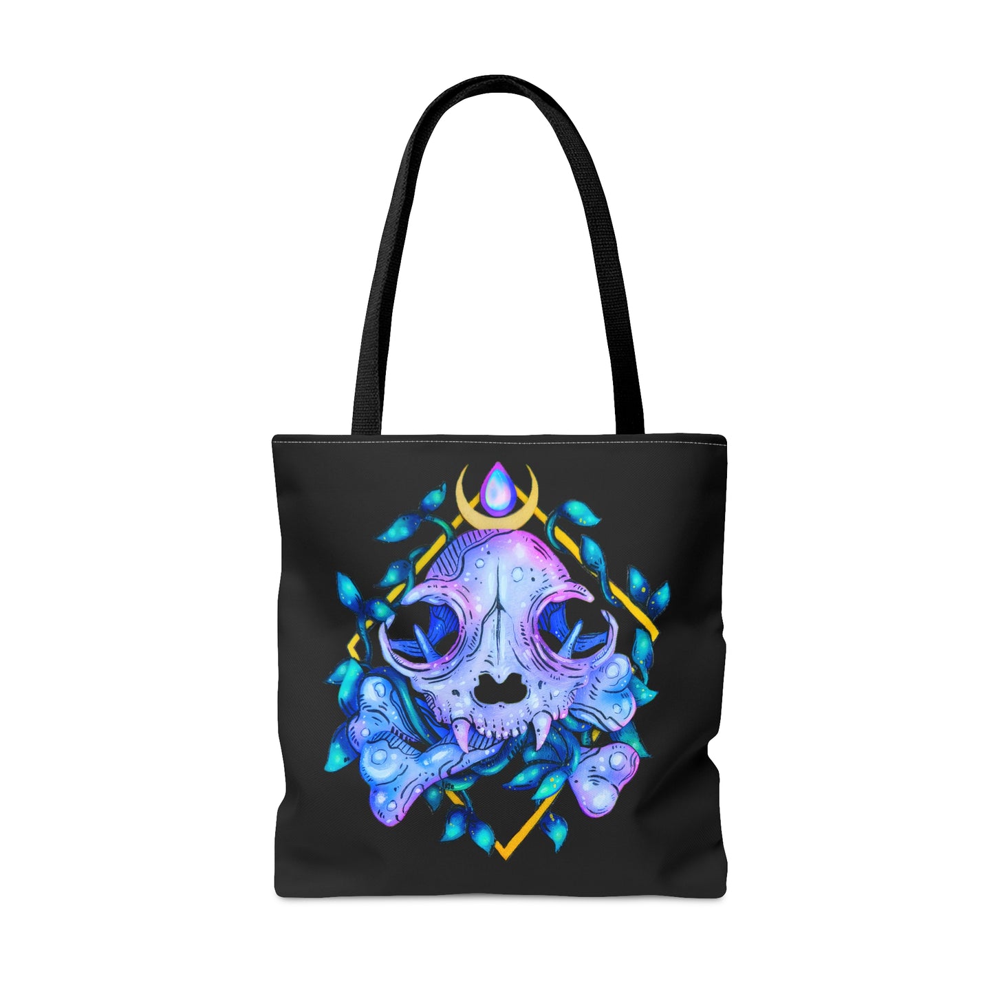 Cat Skull Tote Bag