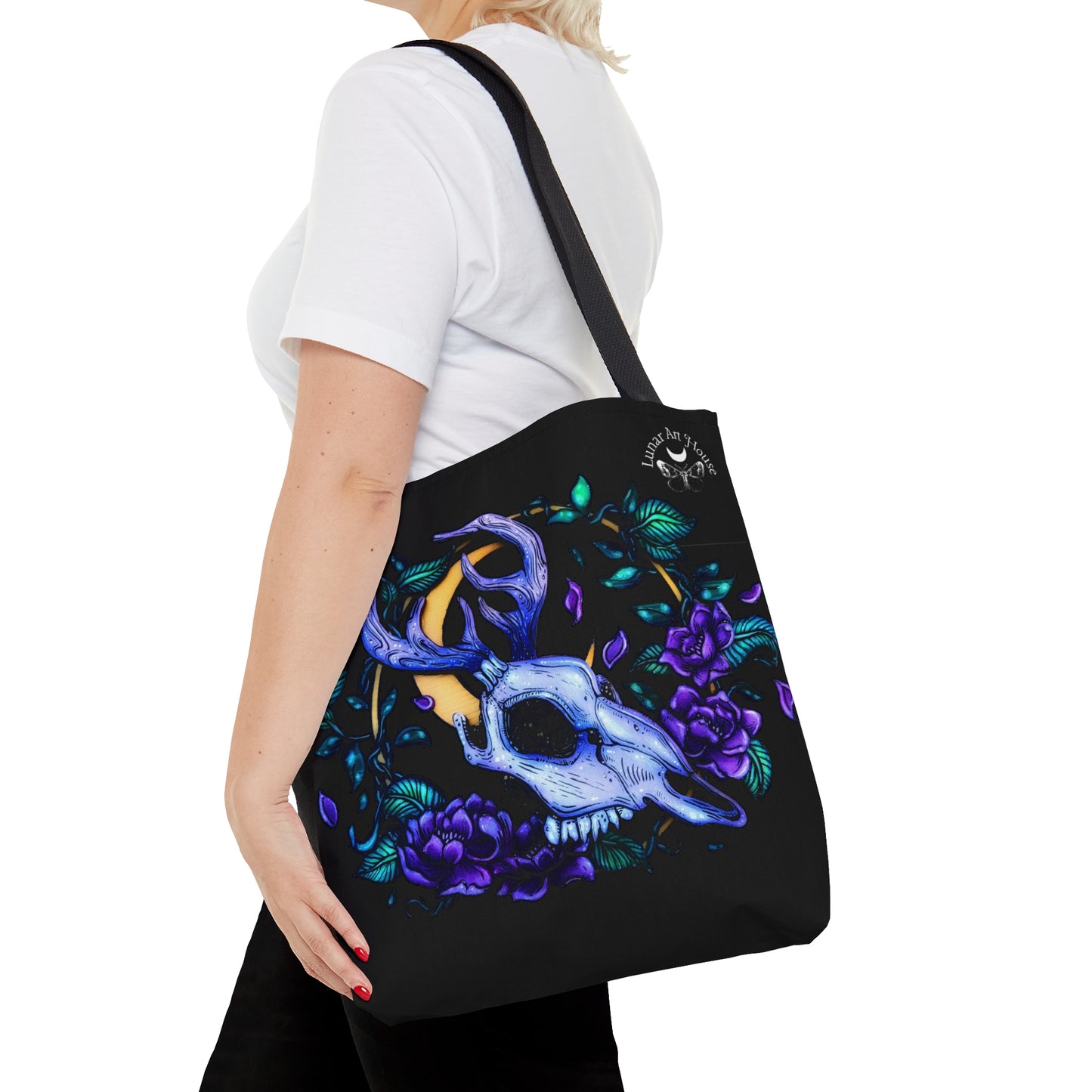 Deer Skull Tote Bag